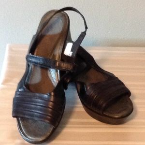 NAOT Wedge sandals in black
